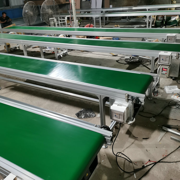 รับทำสายพานลำเลียงสินค้า ราคาถูก สายพาน PVC PU ท่อ ตะแกรงเหล็ก โต๊ะสายพานราคาถูก