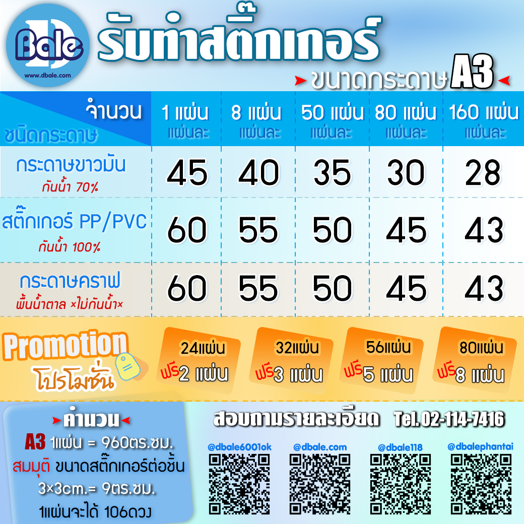 สั่งผลิตสติ๊กเกอร์