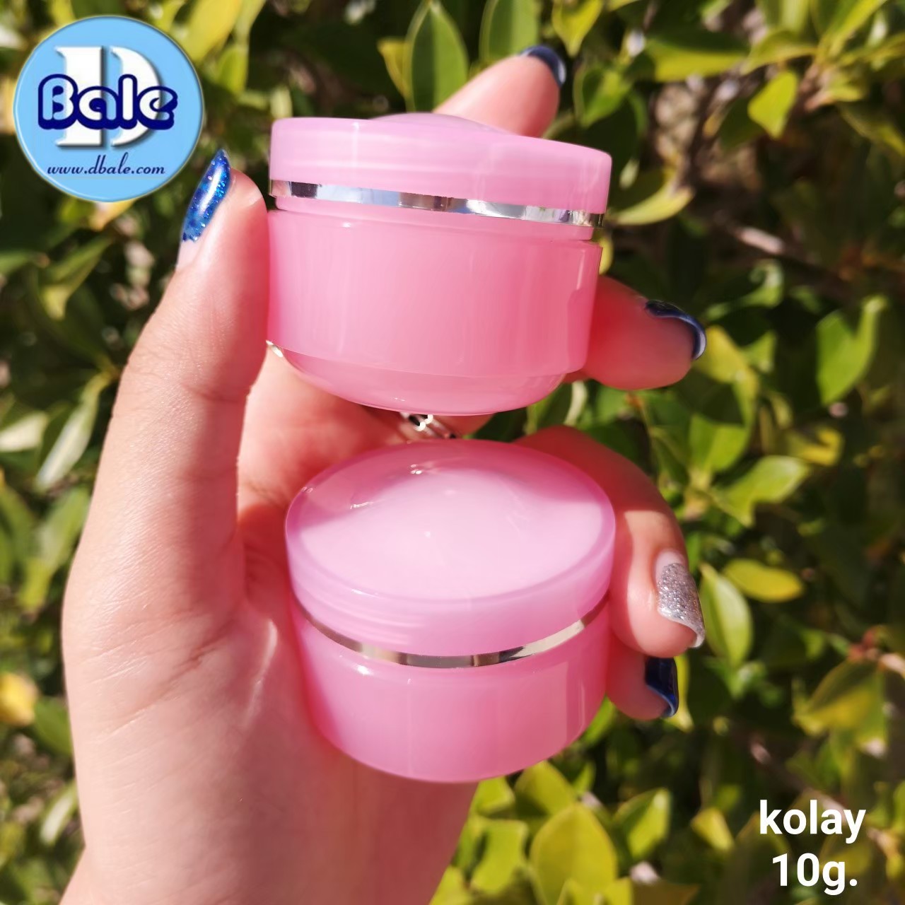 ขายส่งราคาถูก กระปุกโอเลย์ 10 กรัม สีชมพู  บรรจุภัณฑ์เครื่องสำอางค์ ถูกดีงาม