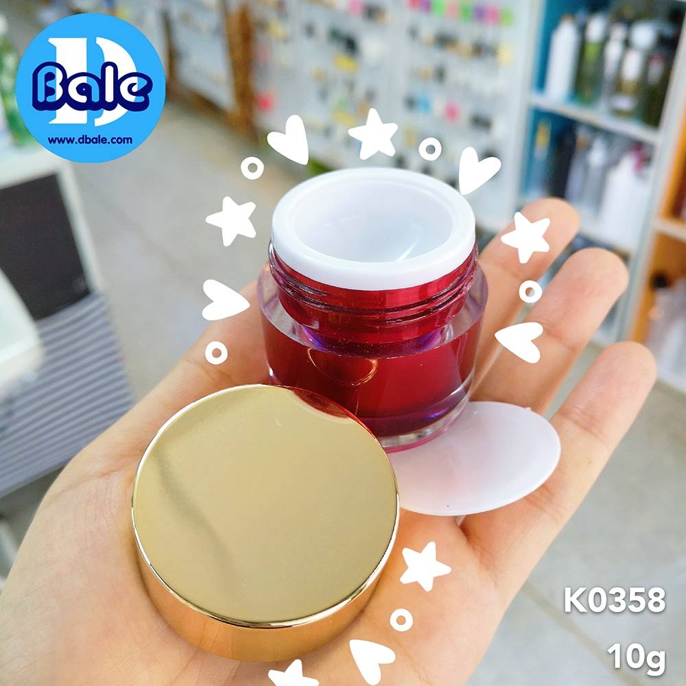 k0358-05g. แดง ฝาทอง
