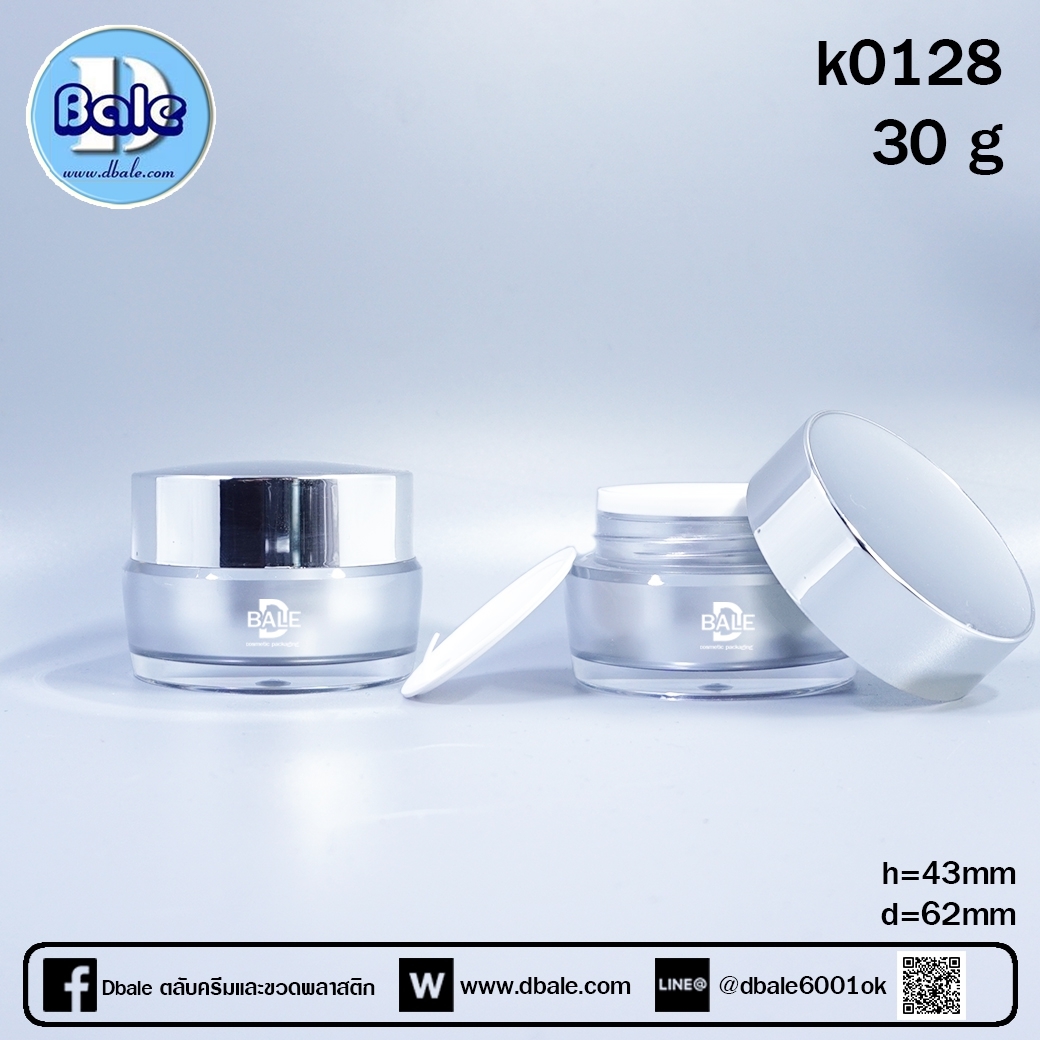 k0128-30g เงิน/เงินเงา