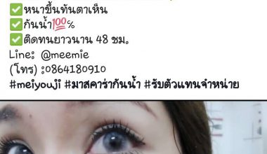 ที่เด็ดมาสคาร่า กันน้ำ 100% MASCARA WATERPROOF รับตัวแทนจำหน่าย และขายปลีก-ส่ง