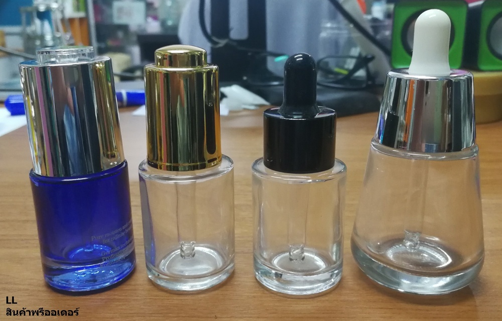 ขวดแก้ว ขวดเซรั่ม Serum  บรรจุภัณฑ์เครื่องสำอางค์ ถูกดีงาม