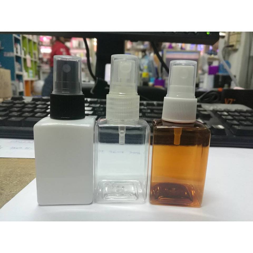 ขวดsb พลาสติกpet ขนาด 50 ml + หัวปั้ม หัวสเปรย์ 