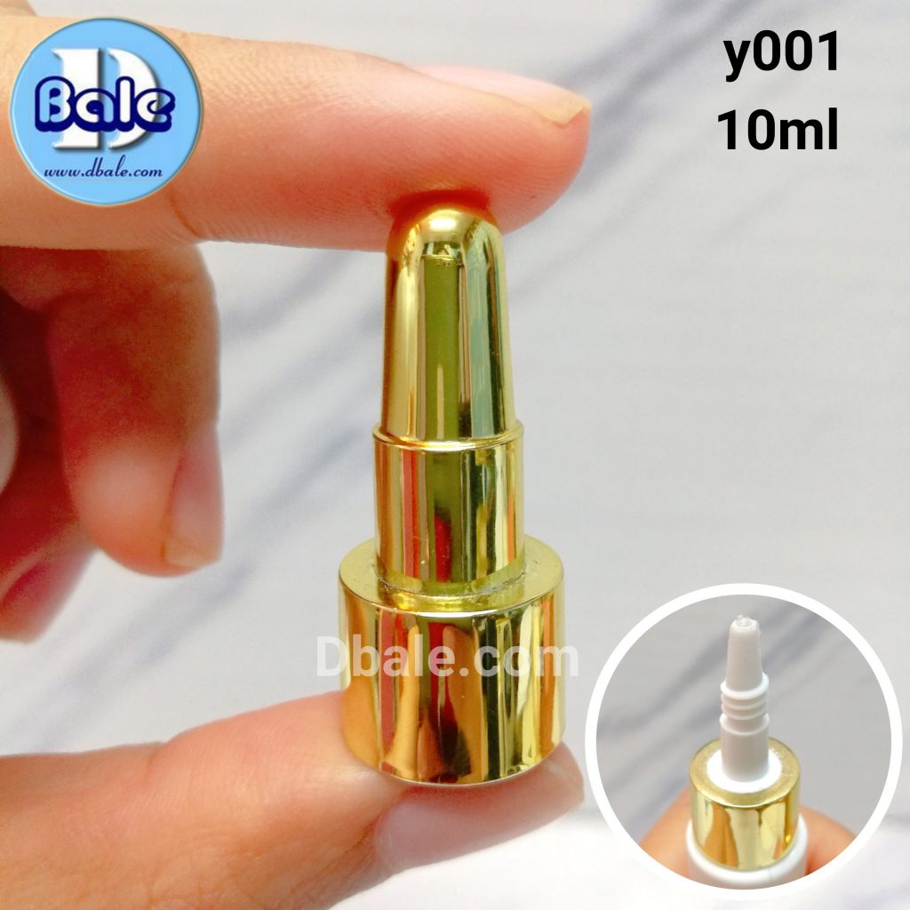 y001-10ml (2) ขวดหยด ขวดครีม ขวดพลาสติก ขวดแต้มสิว  บรรจุภัณฑ์เครื่องสำอางค์ ถูกดีงาม