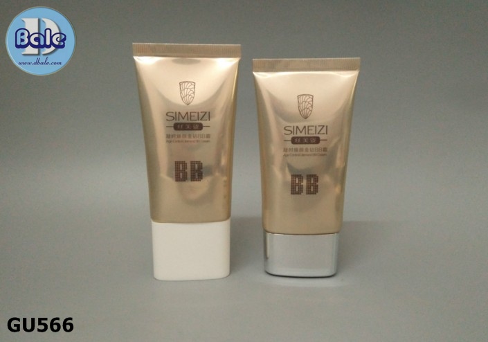 GU566 หลอดอลูทรงแบน ครีมกันแดดBB 40g