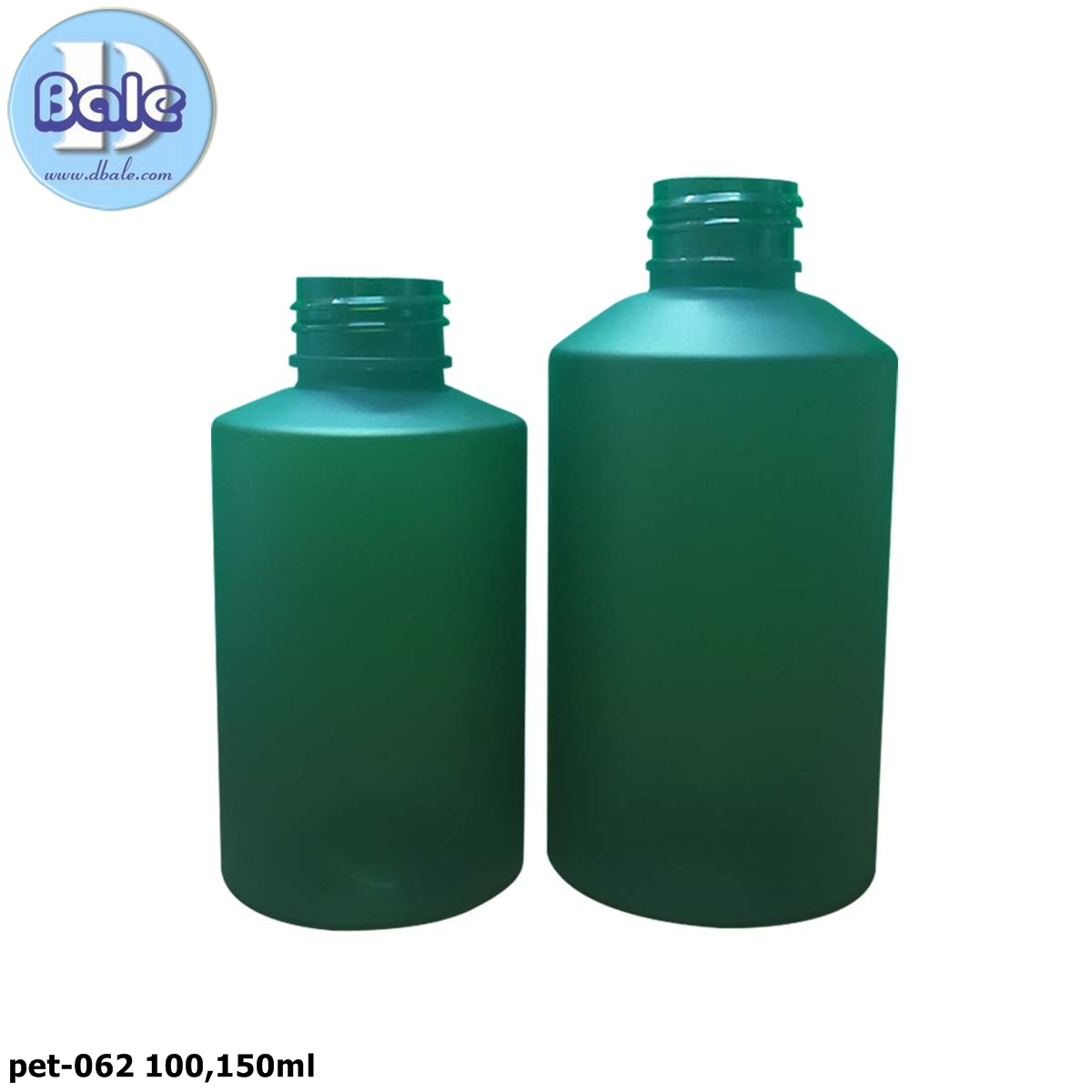 pet-062 pet เขียวขุ่น + หัวปั้ม ฝากด  บรรจุภัณฑ์เครื่องสำอางค์ ถูกดีงาม