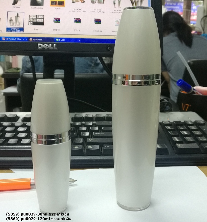 pu0029-30ml -120ml ขวดปั้มครีม ขวดเซรั่ม ขวดปั้มเจล ขวดครีม แพ็คเกจจิ้งพรี่เมี่ยม