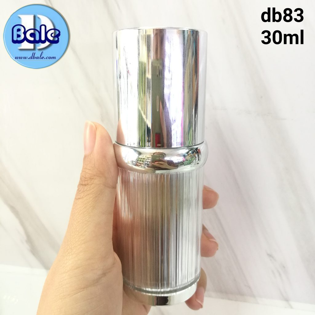 ขวดปั้มสูญญากาศ สีเงินเงา db83 30มล. / 50มล. สนใจติดต่อ Line ID: @dbale6001ok (มี@นะค่ะ)