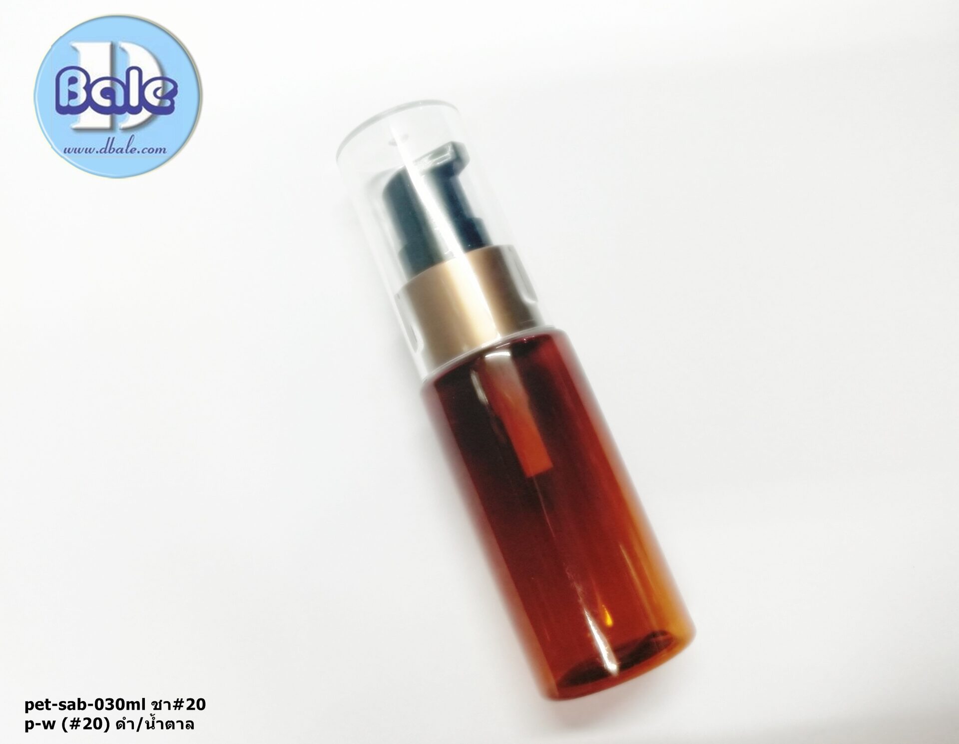 pet-sab-030ml ชา#20+ ปั้มเจล p-w (#20) ดำ/น้ำตาล