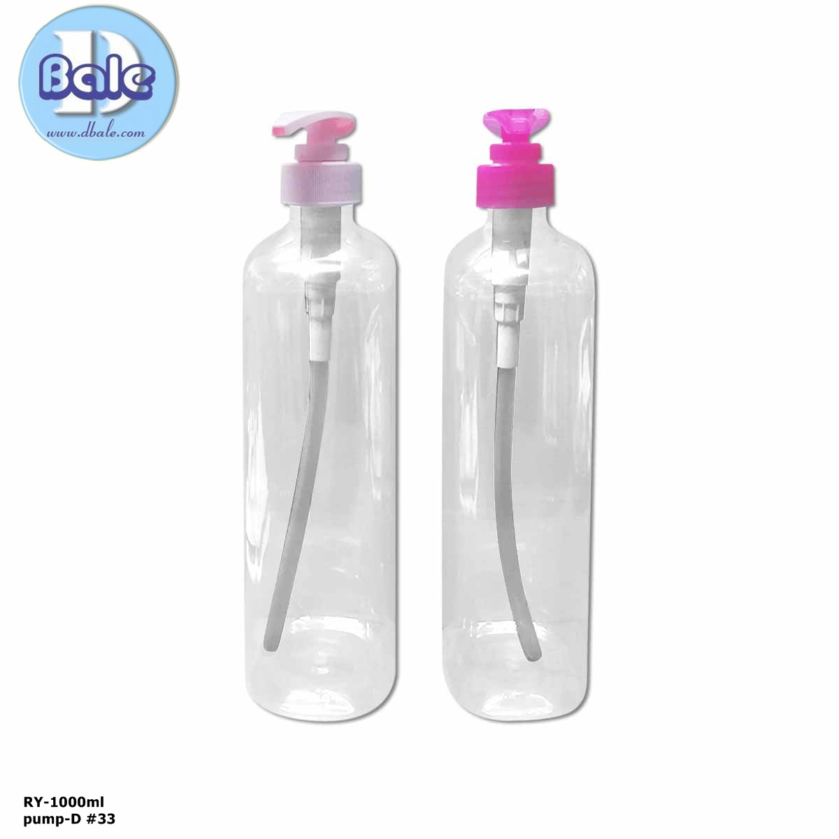 ry-1000ml ใส + ปั้ม D คอ33
