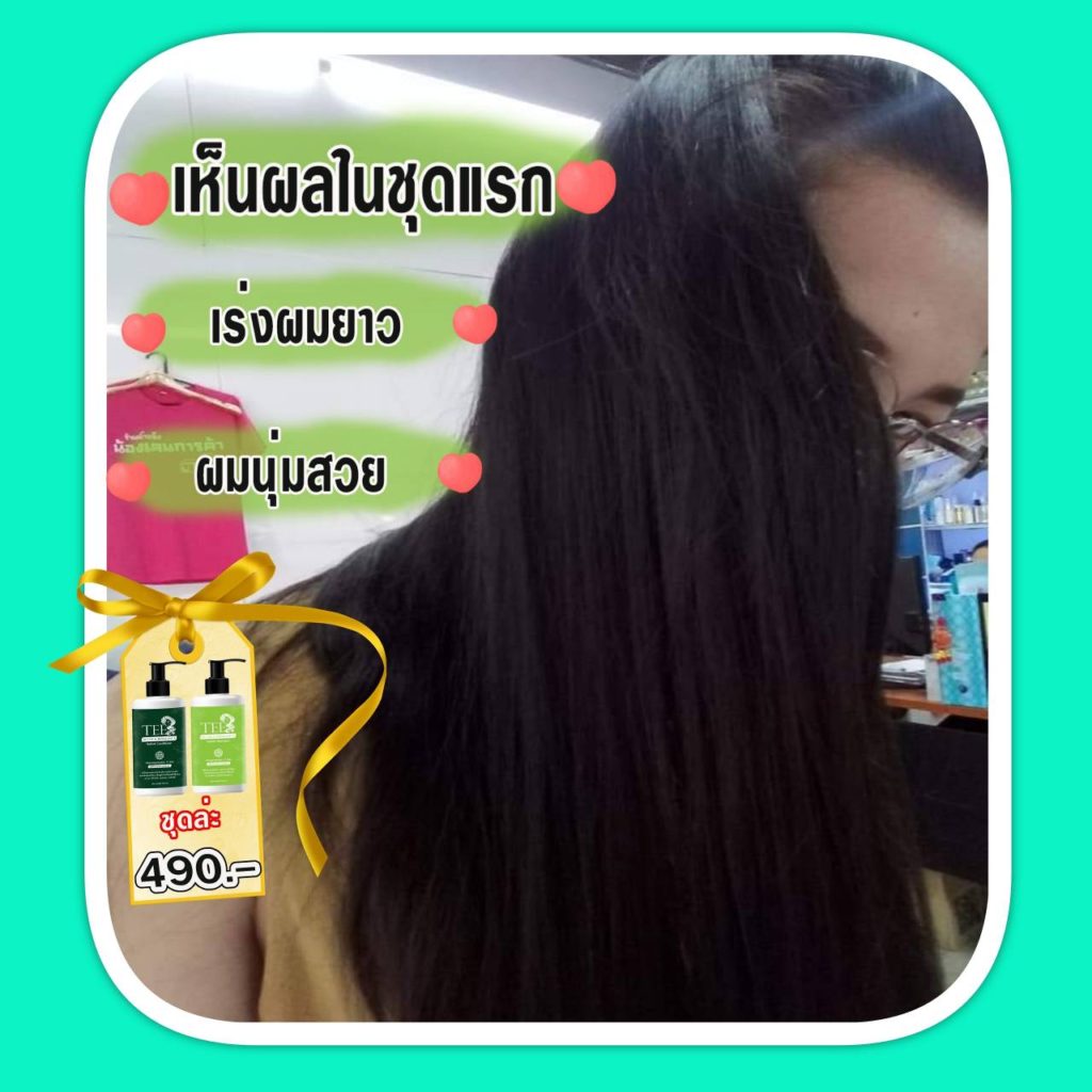 แชมพูและครีมนวดผมสมุนไพร by tee ลดผมร่วง ขจัดรังแค ชะลอการเกิดผมหงอก บำรุงหนังศีรษะ ยับยั้งเชื้อราบนหนังศีรษะ