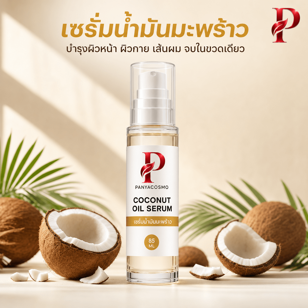 ปัญญาคอสโม โคโคนัท ออยล์ เซรั่ม รับผลิต OEM