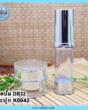 กระปุกครีม-k0042/ ขวดเซรั่ม-db32