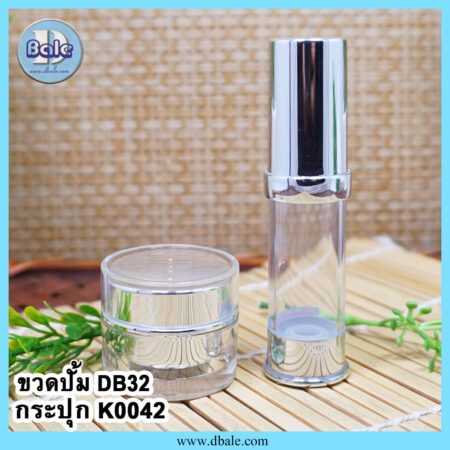 กระปุกครีม-k0042/ ขวดเซรั่ม-db32