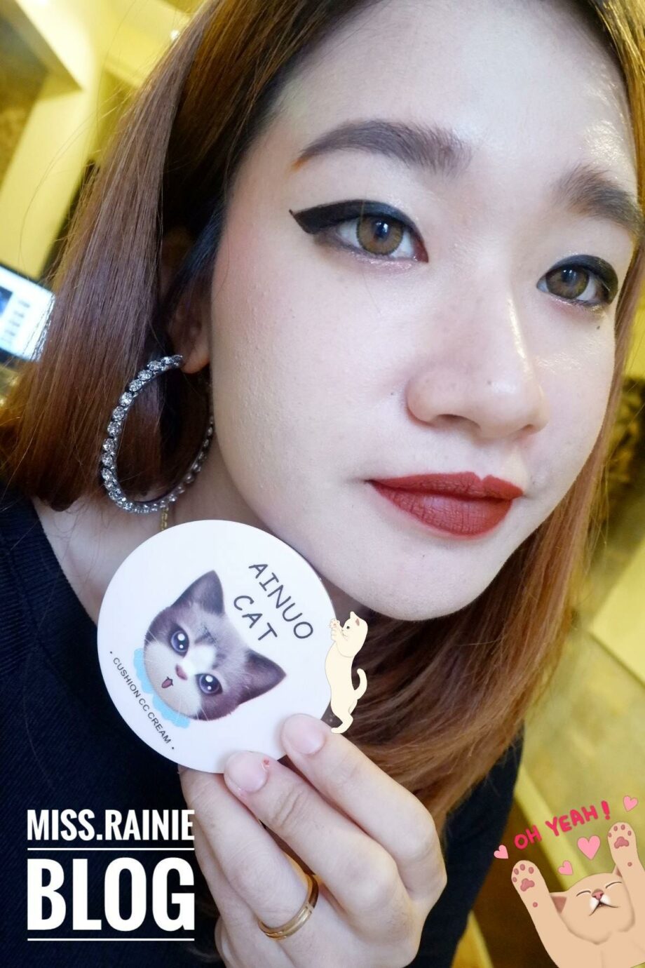 AINUO CAT Cushion CC CREAM (คุชชั่นน้องแมว)...ฉ่ำวาวกระจ่างใส ติดทนนานไม่เป็นคราบปกปิดแน่น - Image 4
