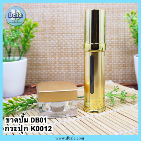 กระปุกครีม-k0012/ ขวดเซรั่ม-db01