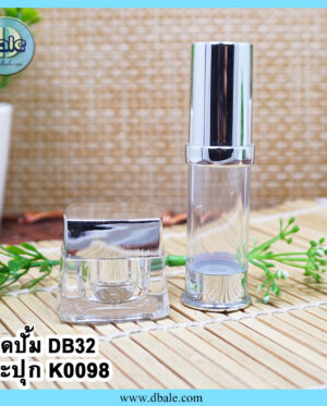 กระปุกครีม-k0098/ ขวดเซรั่ม-db32