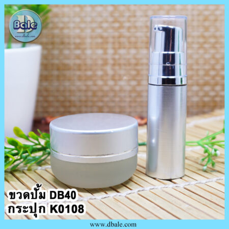 กระปุกครีม-k0108/ ขวดเซรั่ม-db40