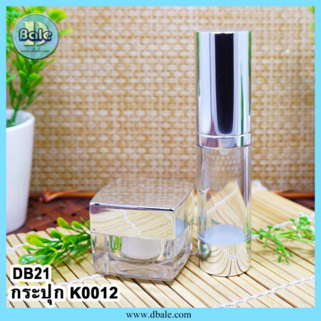 กระปุกครีม-k0012/ ขวดเซรั่ม-db21